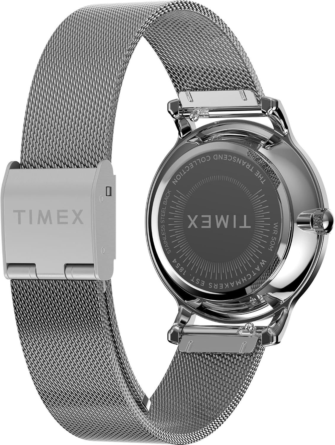 image:imageTimex Transcend 34mm Womens Analog Watch Stylish Modern DesignSilverToneSilverToneSilverTone