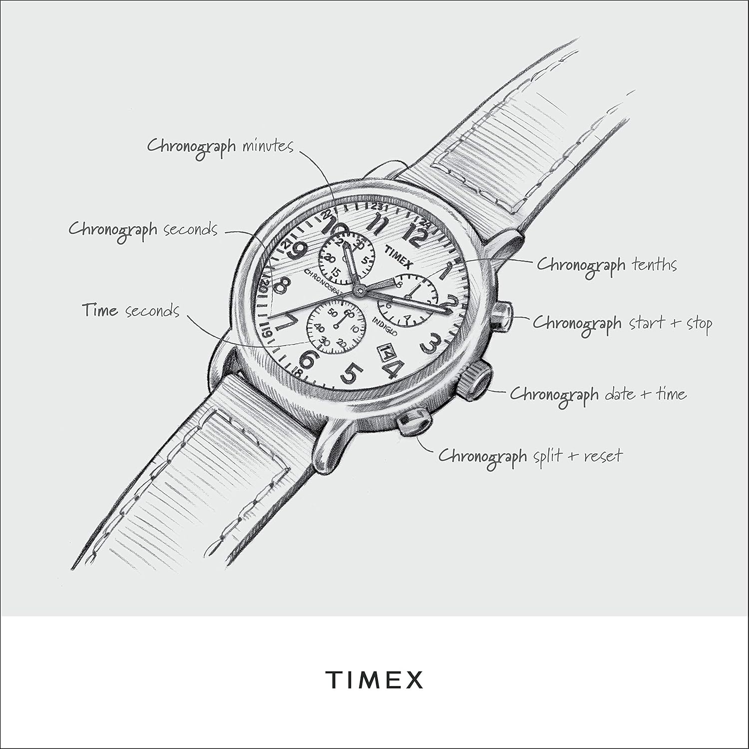 image:imageTimex Tribute Mens NHL Weekender Chrono 40mm Quartz Leather StrapMontreal Canadiens