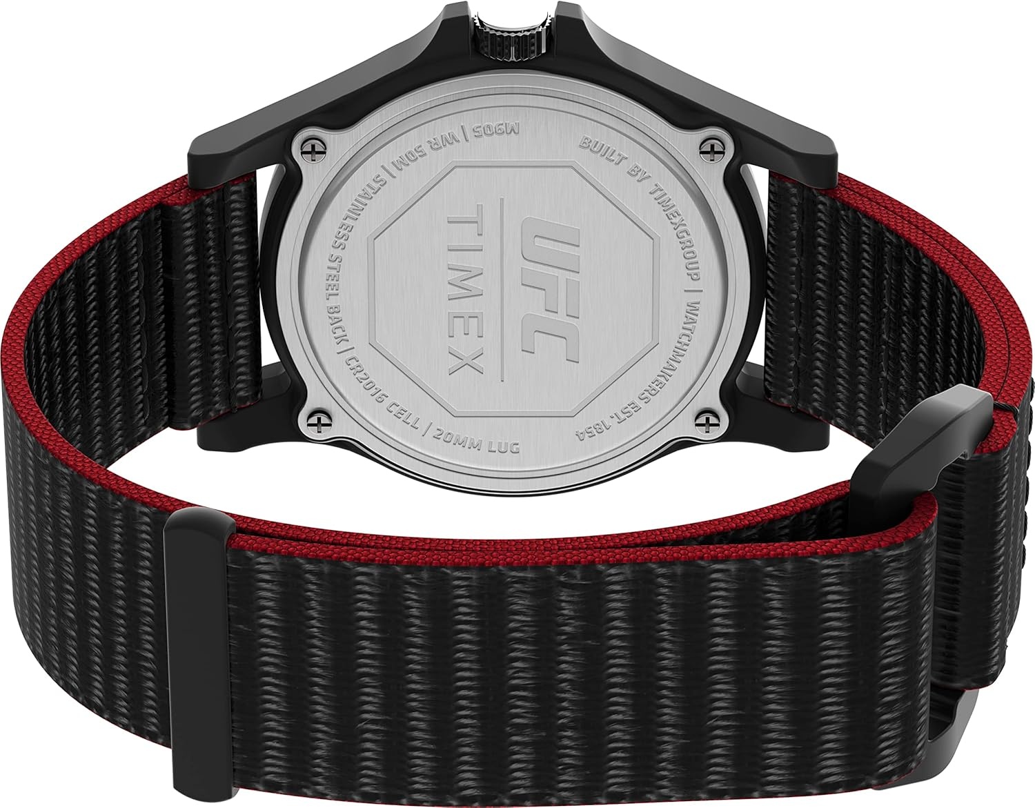 image:imageTimex UFC Mens Apex 40mm WatchBlackBlackBlackRed
