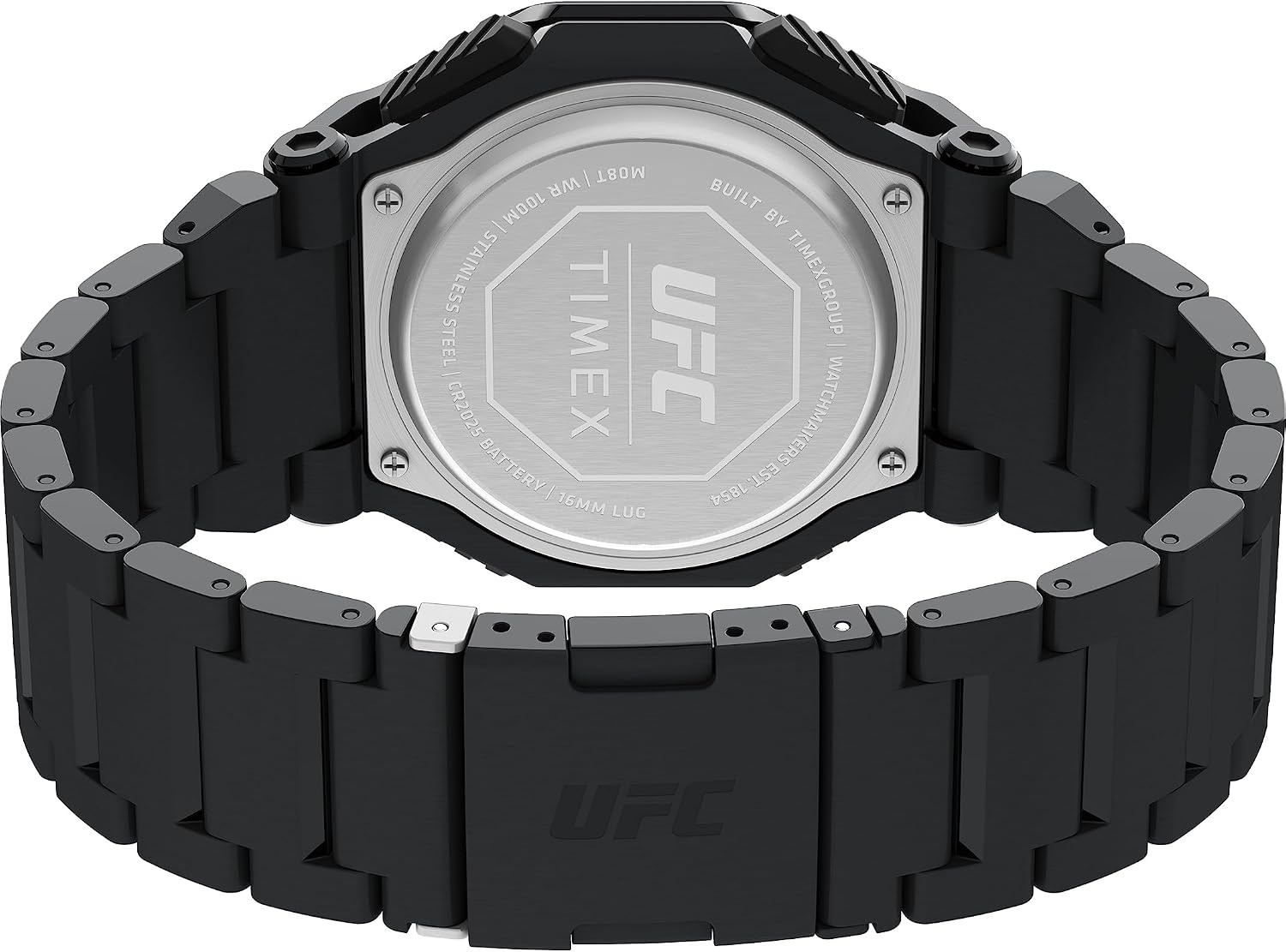 image:imageTimex UFC Mens Colossus 45mm WatchBlackBlackBlackWhite