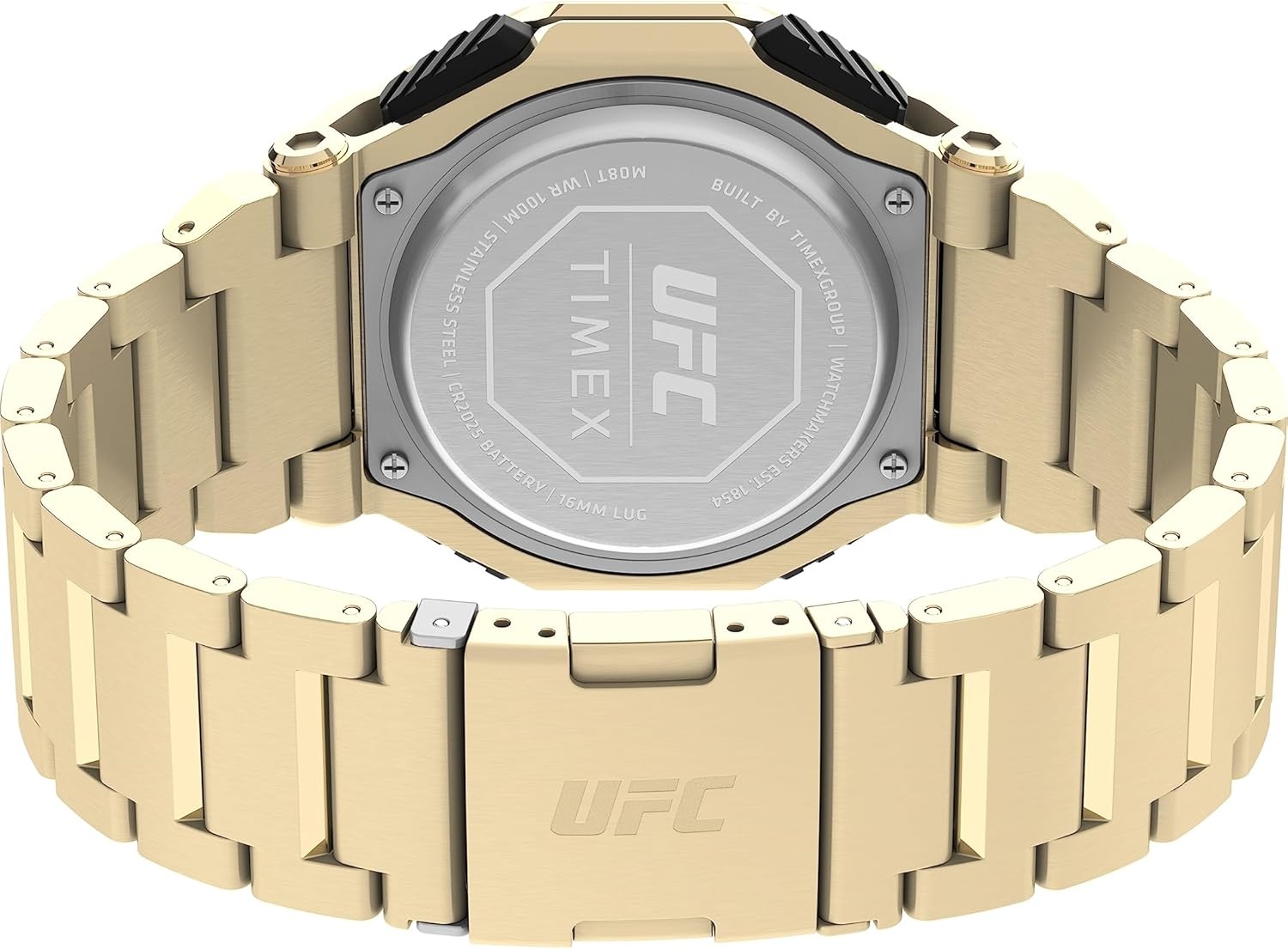 image:imageTimex UFC Mens Colossus 45mm WatchGoldToneBlackGoldTone
