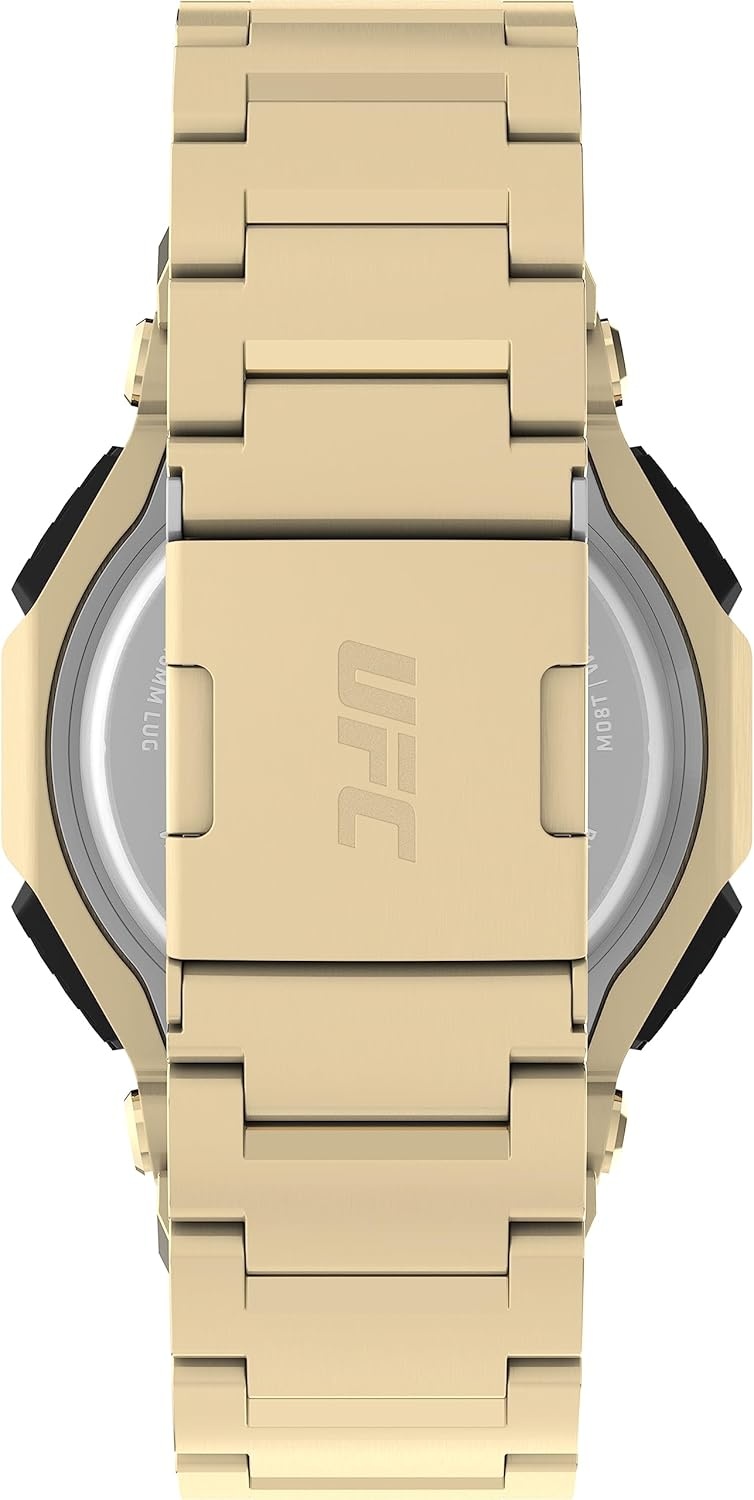 image:imageTimex UFC Mens Colossus 45mm WatchGoldToneBlackGoldTone
