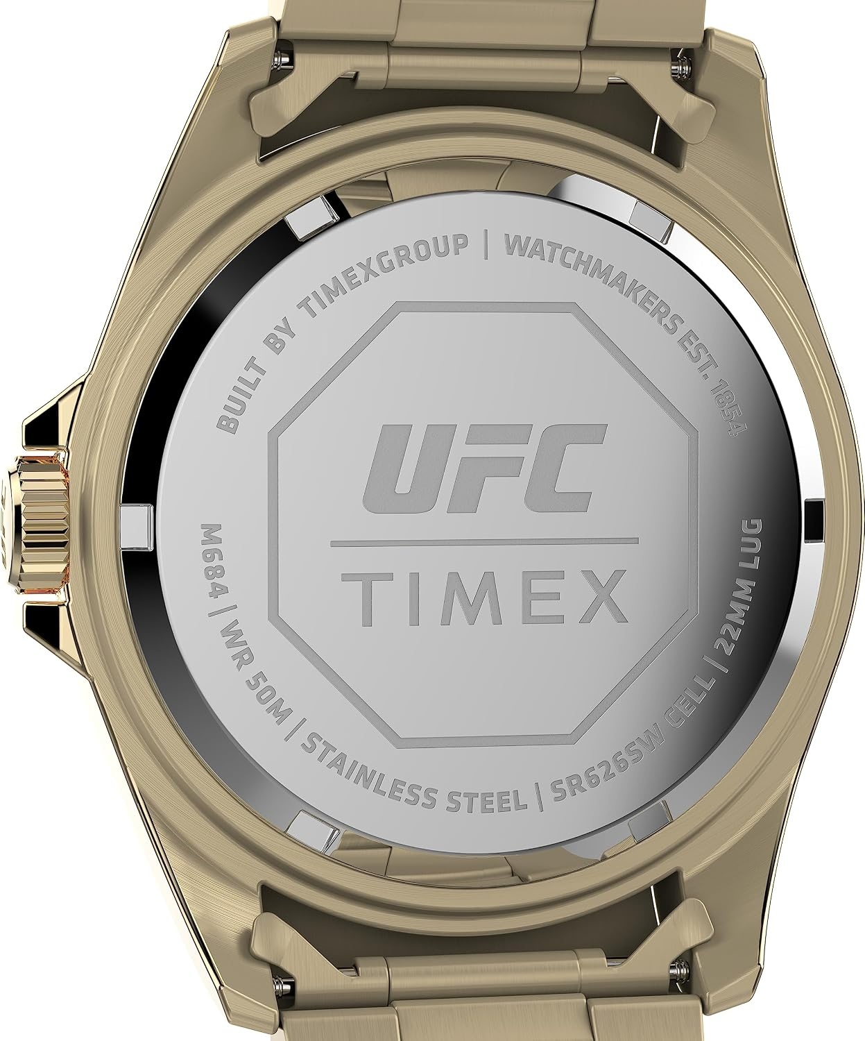 image:imageTimex UFC Mens Debut 42mm WatchGoldToneBlackGoldTone