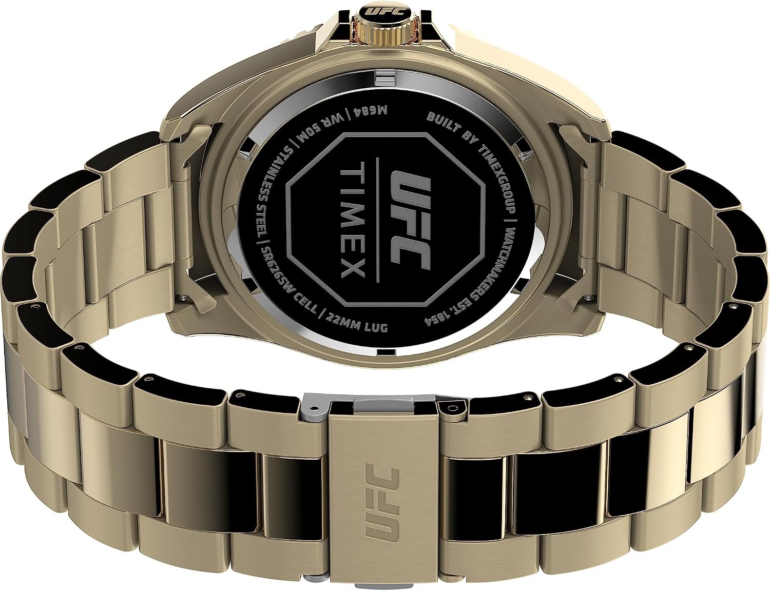image:imageTimex UFC Mens Debut 42mm WatchGoldToneBlackGoldTone