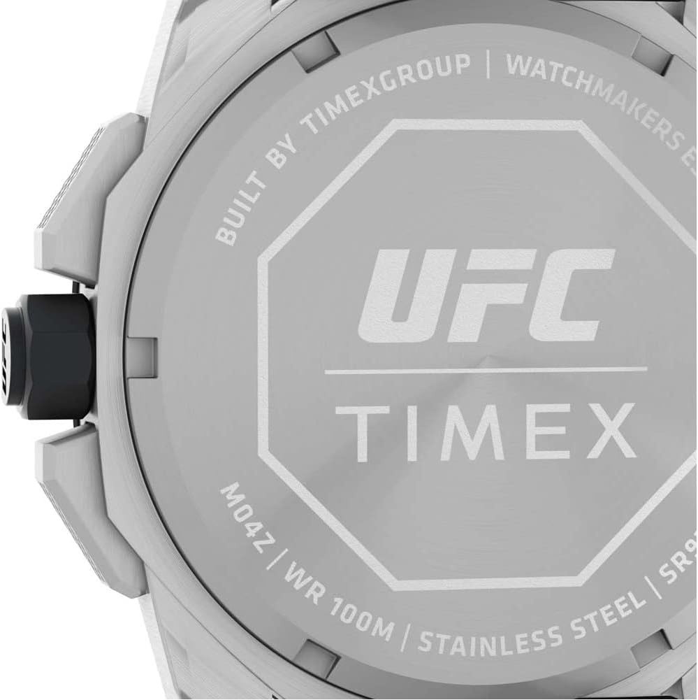 image:imageTimex UFC Mens Icon 45mm WatchBlackSilverTone