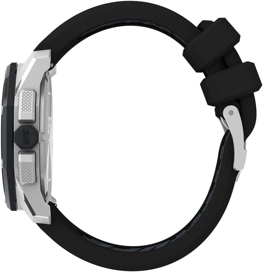image:imageTimex UFC Mens Icon 45mm WatchBlackSilverTone