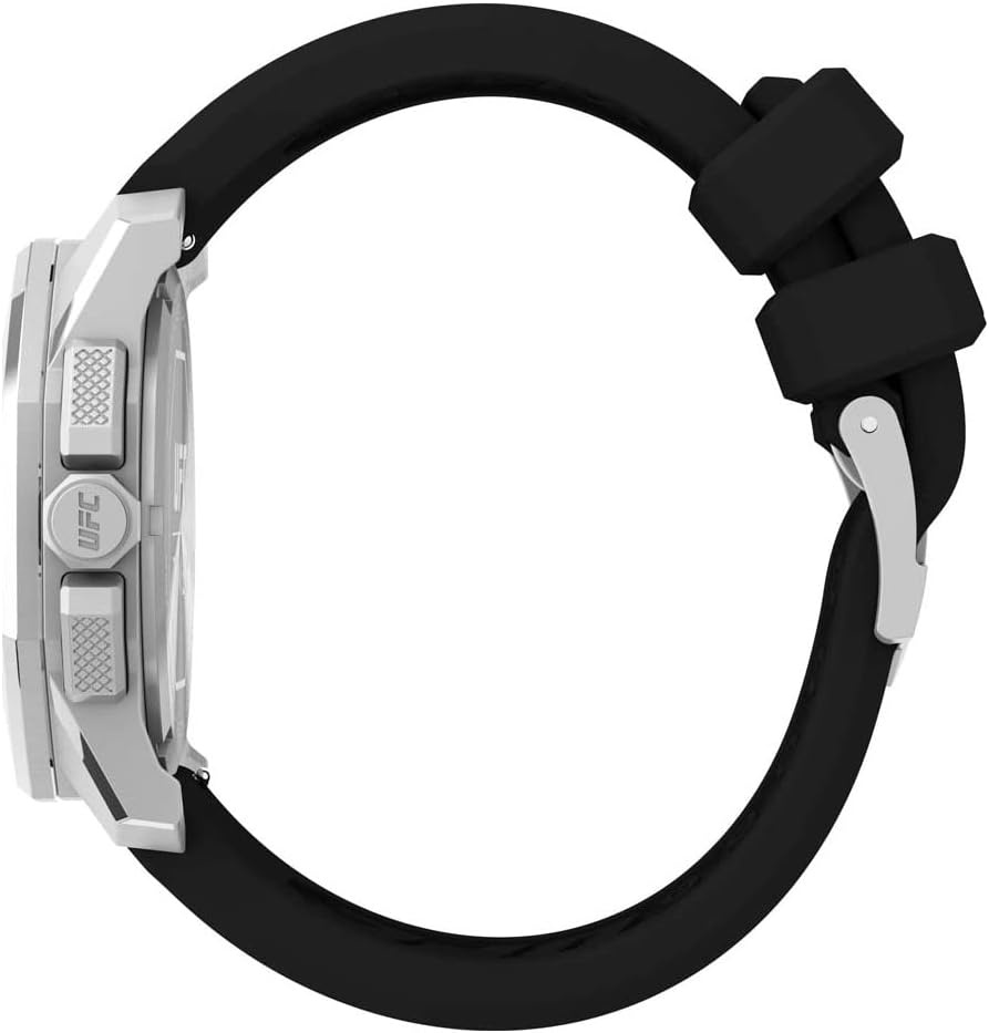 image:imageTimex UFC Mens Icon 45mm WatchRedBlackSilverTone