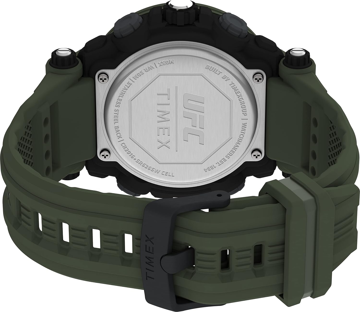 image:imageTimex UFC Mens Impact 50mm WatchGreenBlackGreen