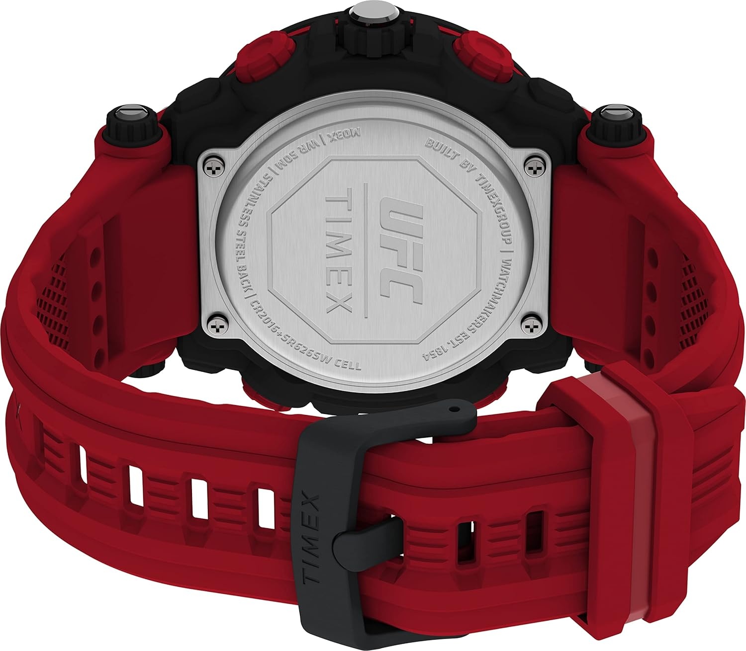 image:imageTimex UFC Mens Impact 50mm WatchRedBlackBlack
