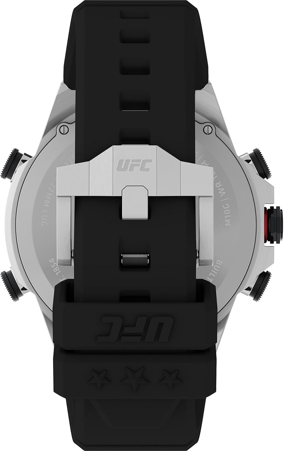 image:imageTimex UFC Mens Kick 49mm WatchBlackDigitalSilverTone