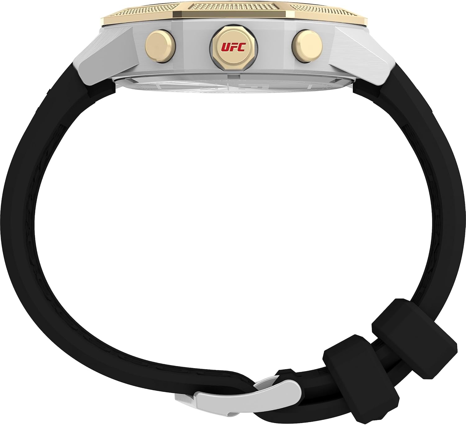 image:imageTimex UFC Mens King 45mm WatchBlackBlackSilverTone