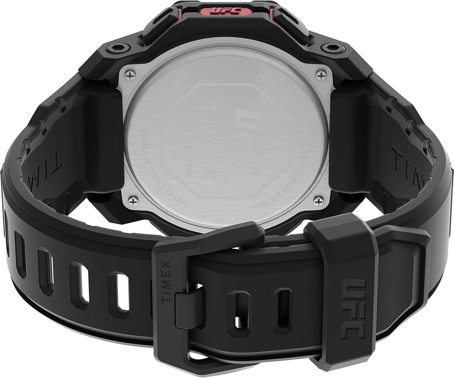 image:imageTimex UFC Mens Knockout 48mm WatchBlackDigitalBlackRed