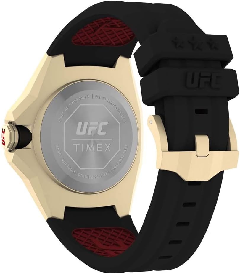 image:imageTimex UFC Mens Pro 44mm WatchBlackGoldTone