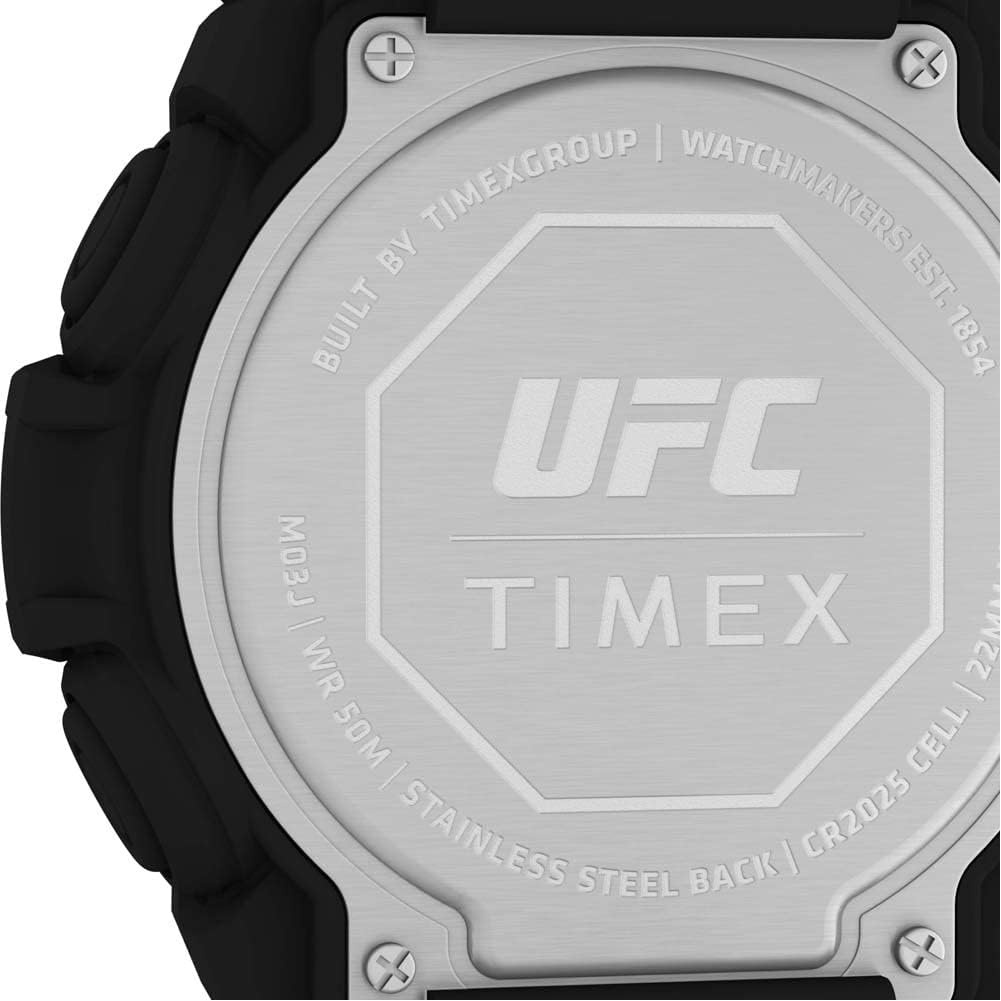 image:imageTimex UFC Mens Rematch 50mm WatchBlackSilverTone