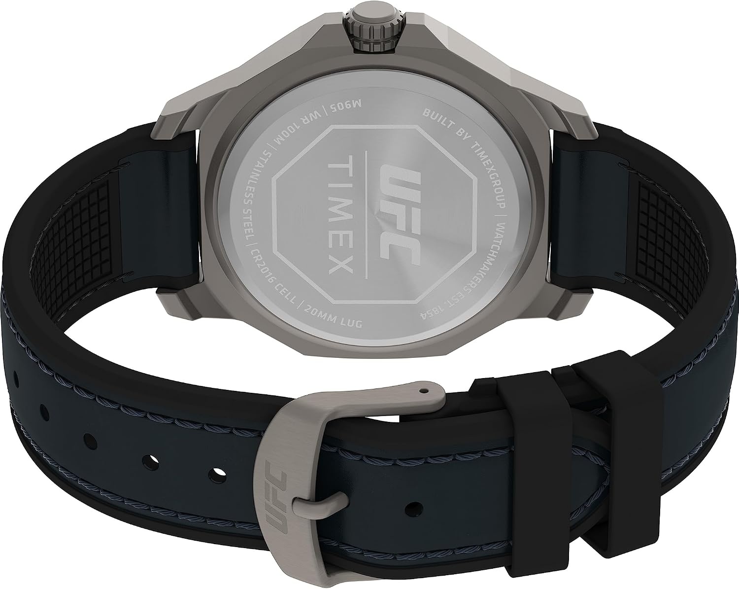 image:imageTimex UFC Mens Reveal 41mm WatchBlueBlueGunmetal