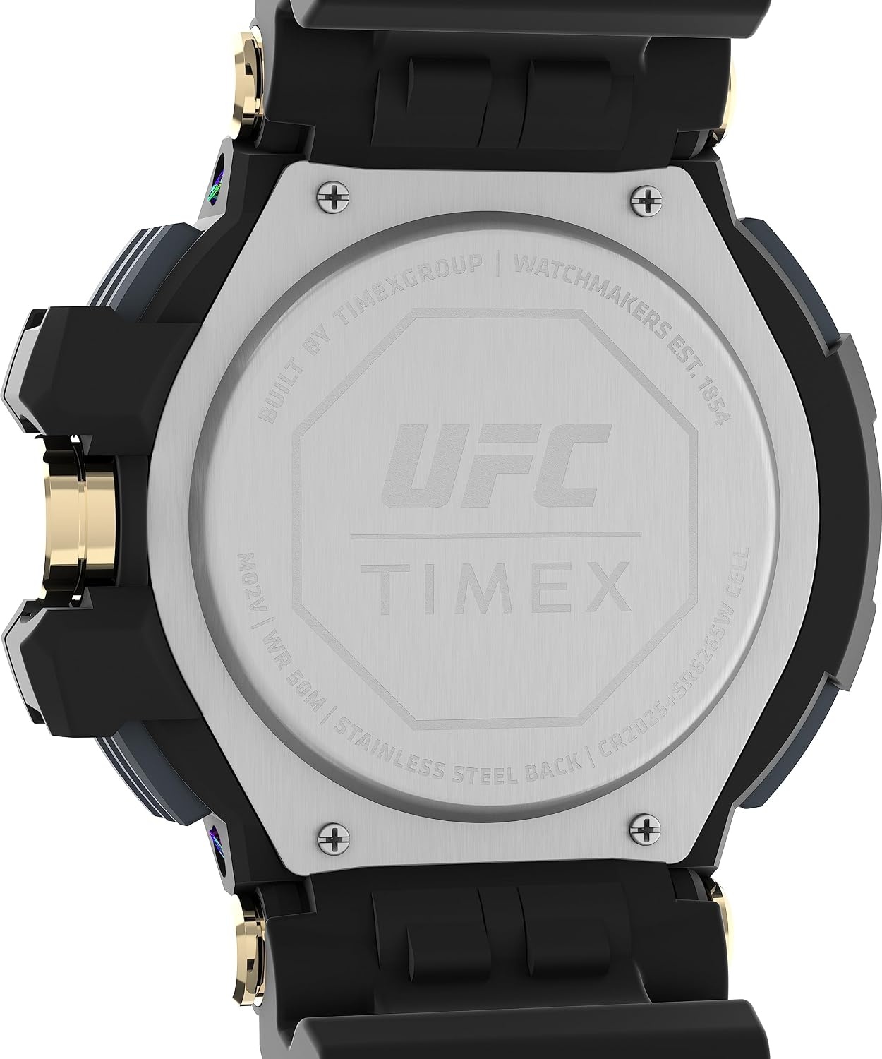 image:imageTimex UFC Mens Tactic 53mm WatchBlackBlackGold