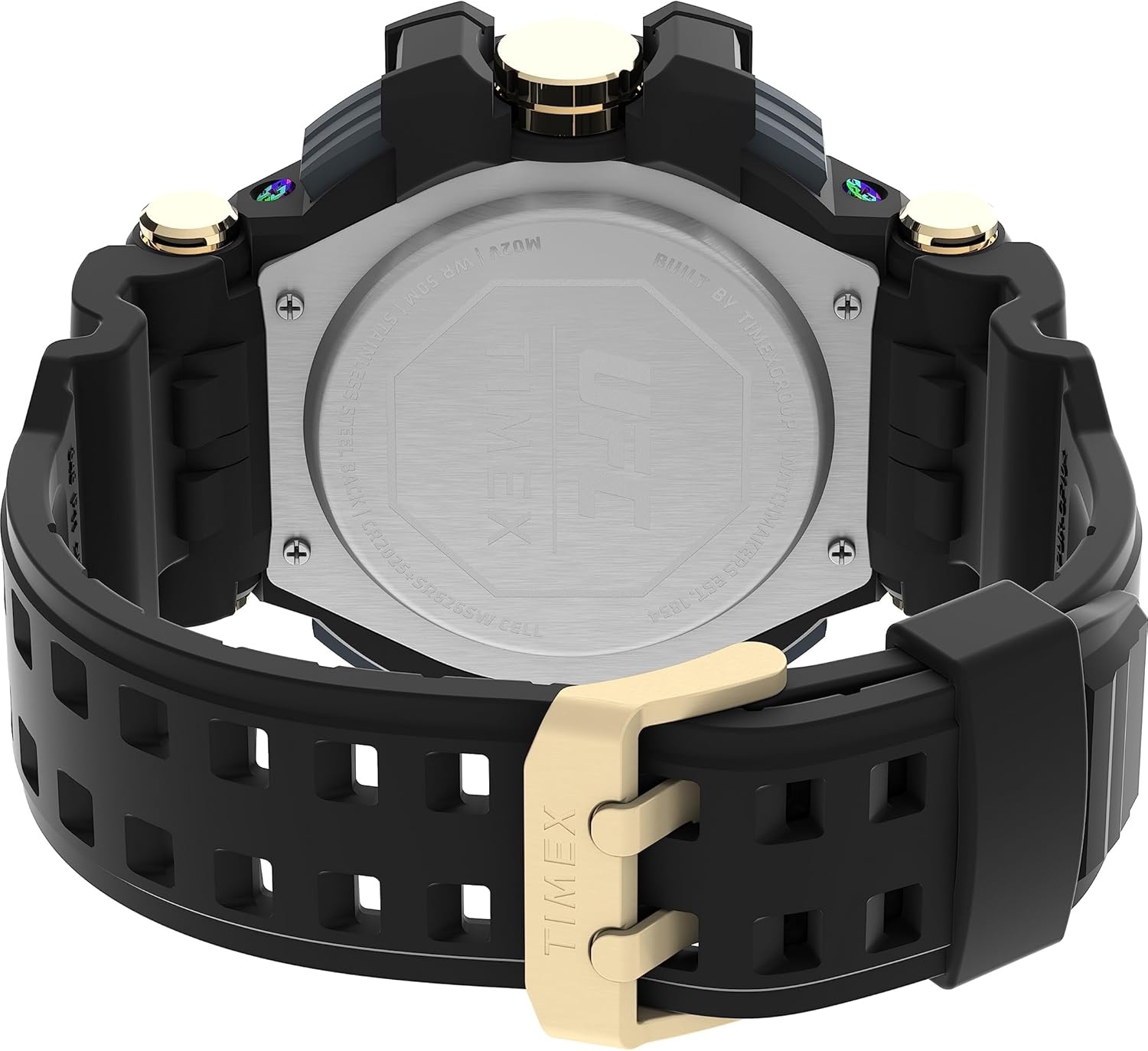 image:imageTimex UFC Mens Tactic 53mm WatchBlackBlackGold