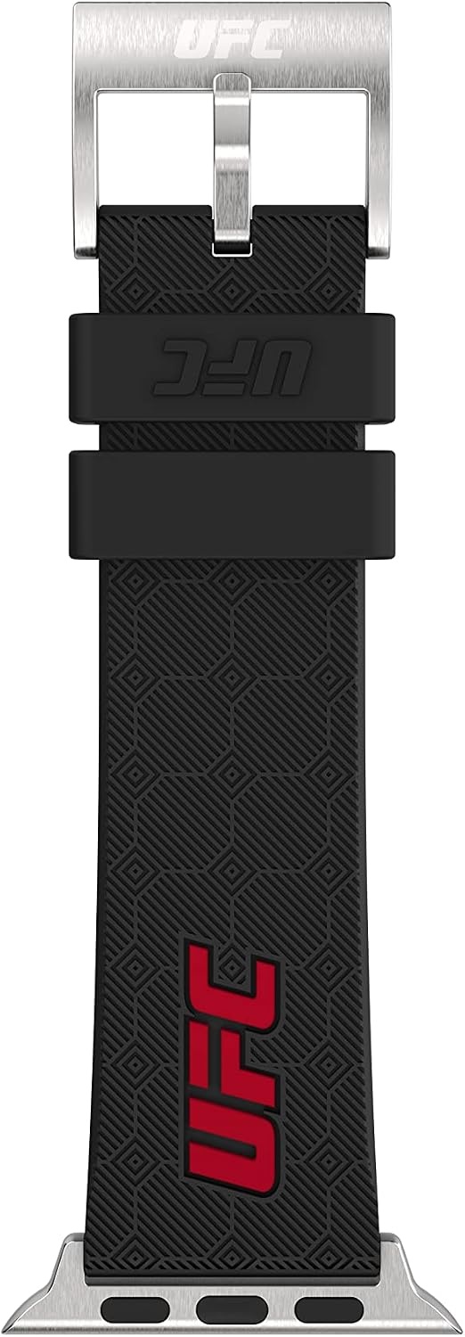 image:imageTimex UFC Smartwatch Band Compatible with Apple Watch 44mm 45mm 49mmBlackRed