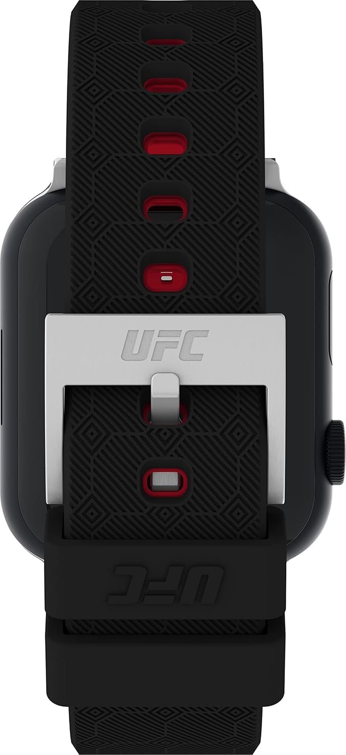 image:imageTimex UFC Smartwatch Band Compatible with Apple Watch 44mm 45mm 49mmBlackRed