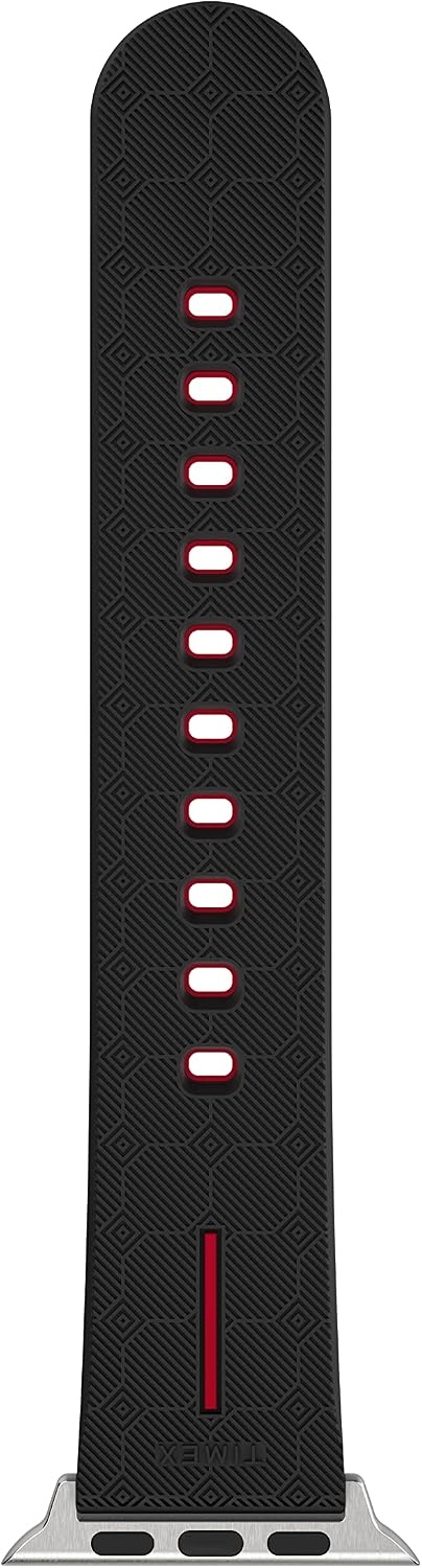 image:imageTimex UFC Smartwatch Band Compatible with Apple Watch 44mm 45mm 49mmBlackRed