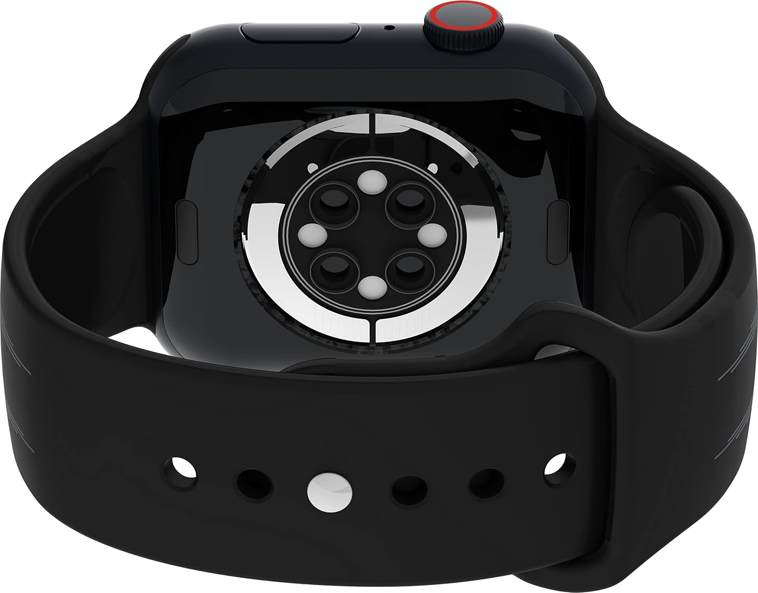 image:imageTimex UFC Smartwatch Band Compatible with Apple Watch 44mm 45mm 49mmBlackRedSilver