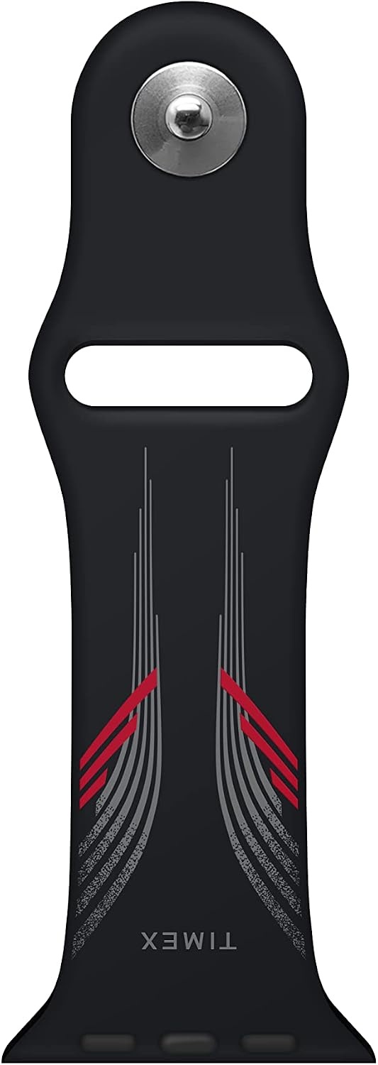 image:imageTimex UFC Smartwatch Band Compatible with Apple Watch 44mm 45mm 49mmBlackRedSilver