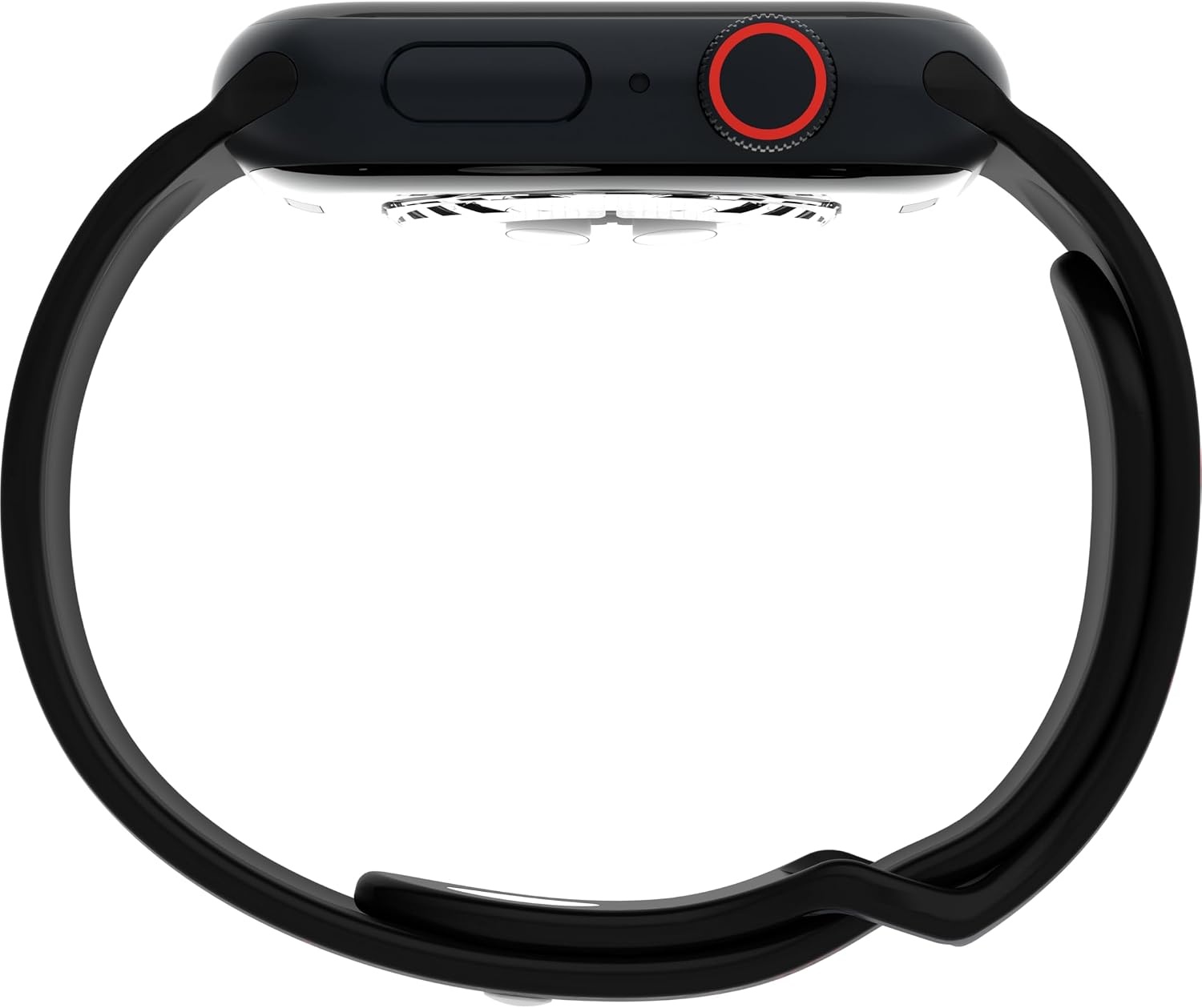 image:imageTimex UFC Smartwatch Band Compatible with Apple Watch 44mm 45mm 49mmBlackSilverRed Splatter