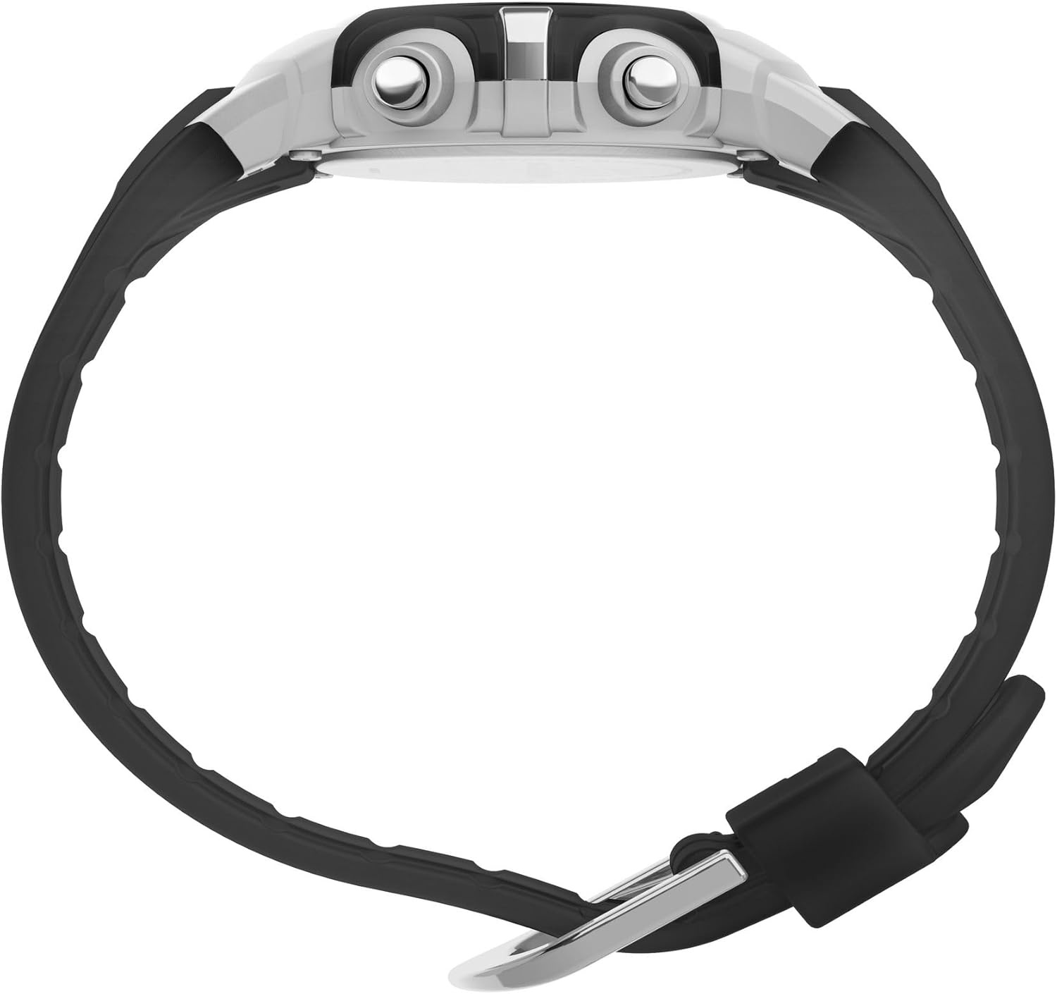 image:imageTimex Unisex Digital 33mm WatchBlackSilverToneDigital