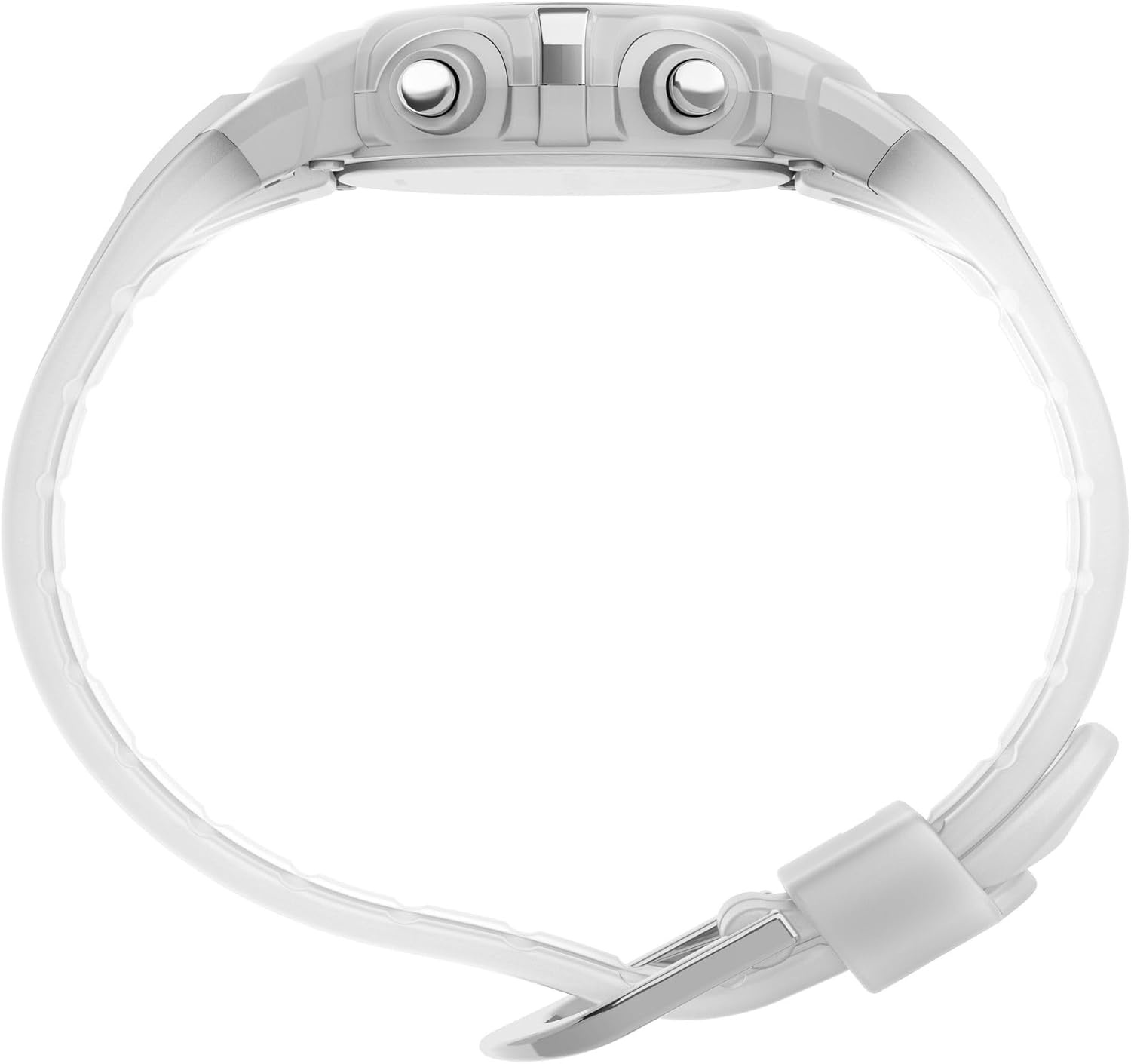 image:imageTimex Unisex Digital 33mm WatchWhiteSilverToneDigital
