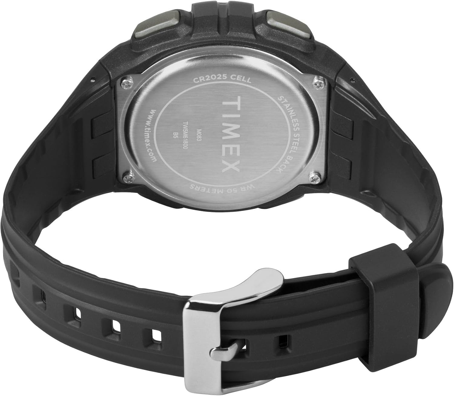 image:imageTimex Unisex Digital 43mm WatchBlackBlackBlack Digital