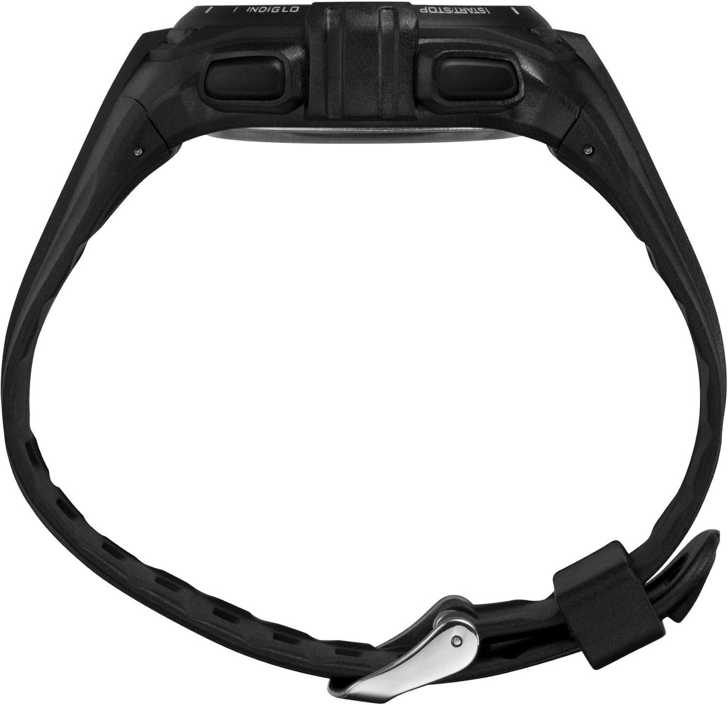 image:imageTimex Unisex Digital 43mm WatchBlackBlackDigitalOrange