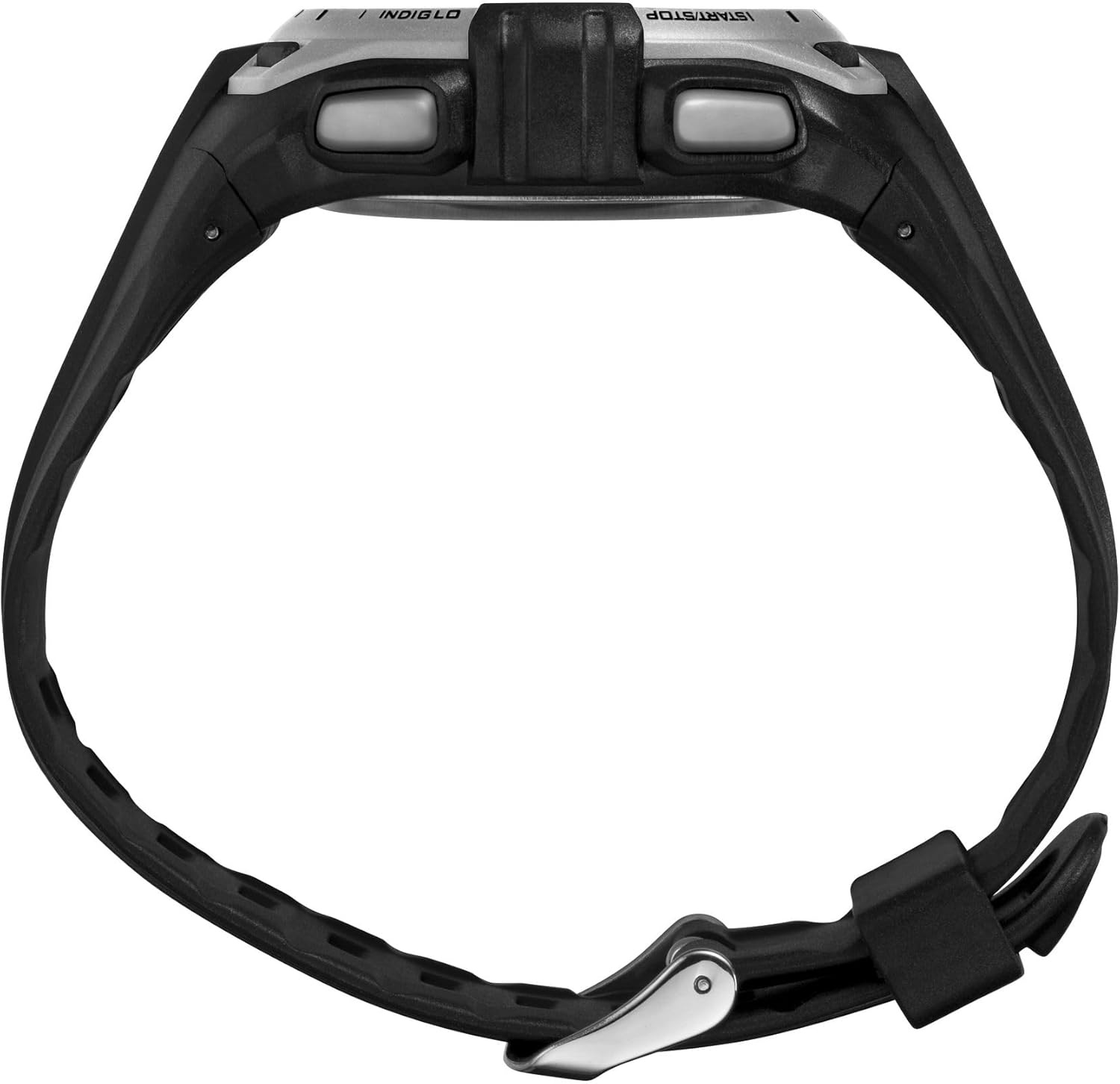 image:imageTimex Unisex Digital 43mm WatchBlackBlackDigitalSilver Top Ring
