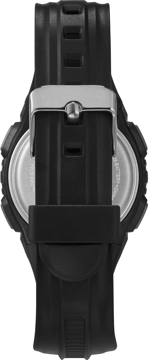 image:imageTimex Unisex Digital 43mm WatchBlackBlackWhite Digital