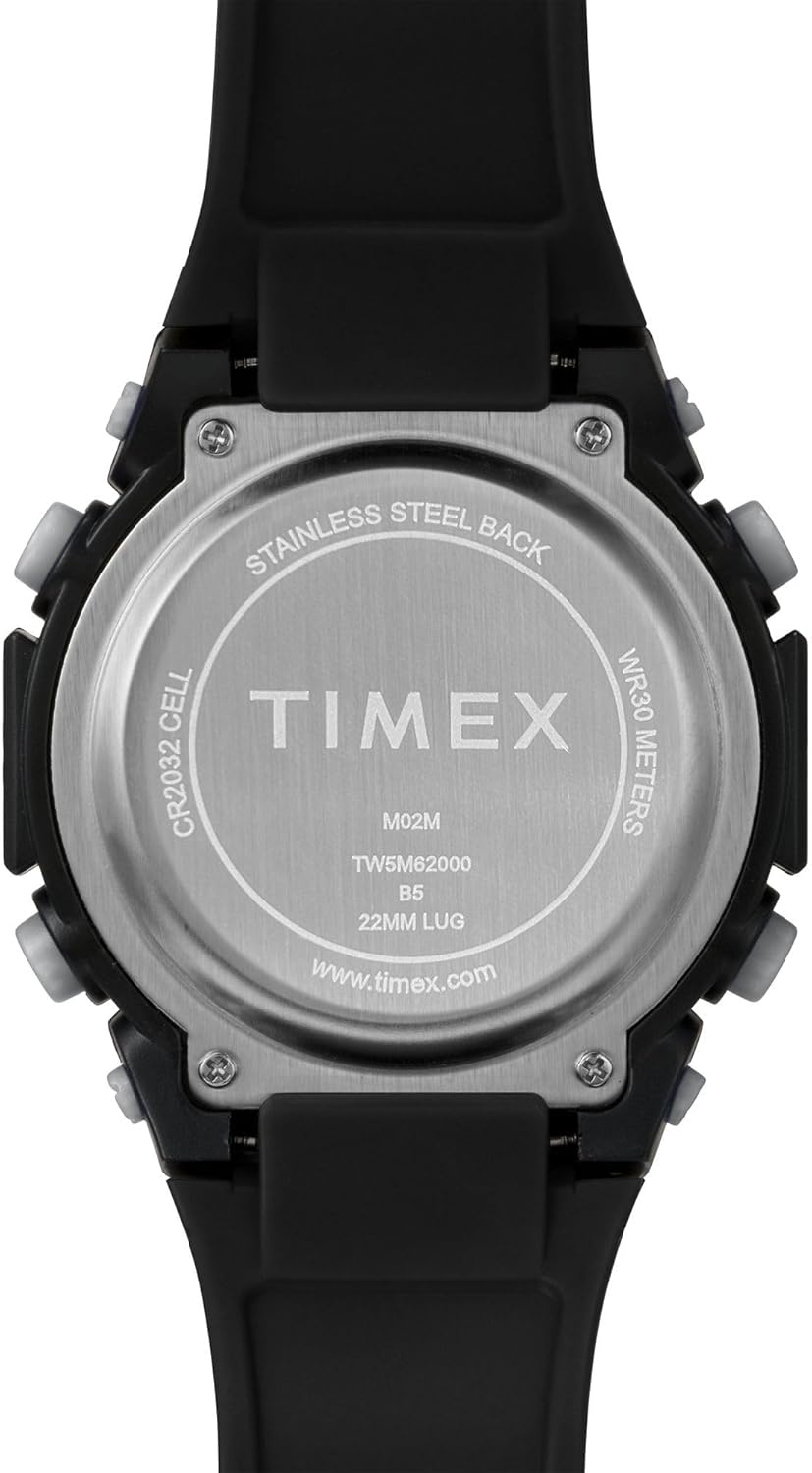 image:imageTimex Unisex Digital 50mm WatchBlackBlack Black Digital