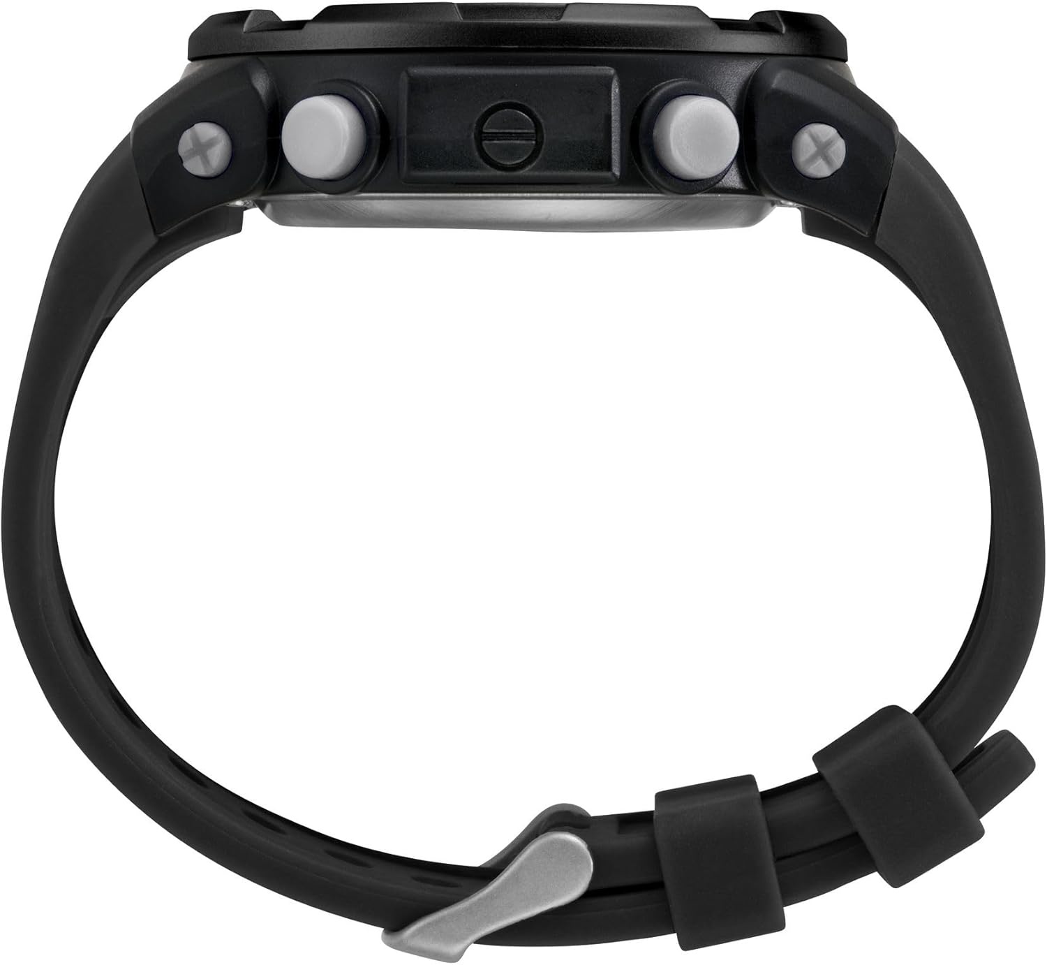 image:imageTimex Unisex Digital 50mm WatchBlackBlack Wjite Digital