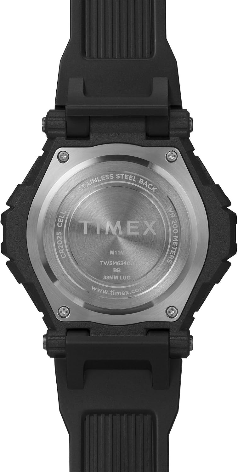 image:imageTimex Unisex Digital 52mm WatchBlackBlackDigital