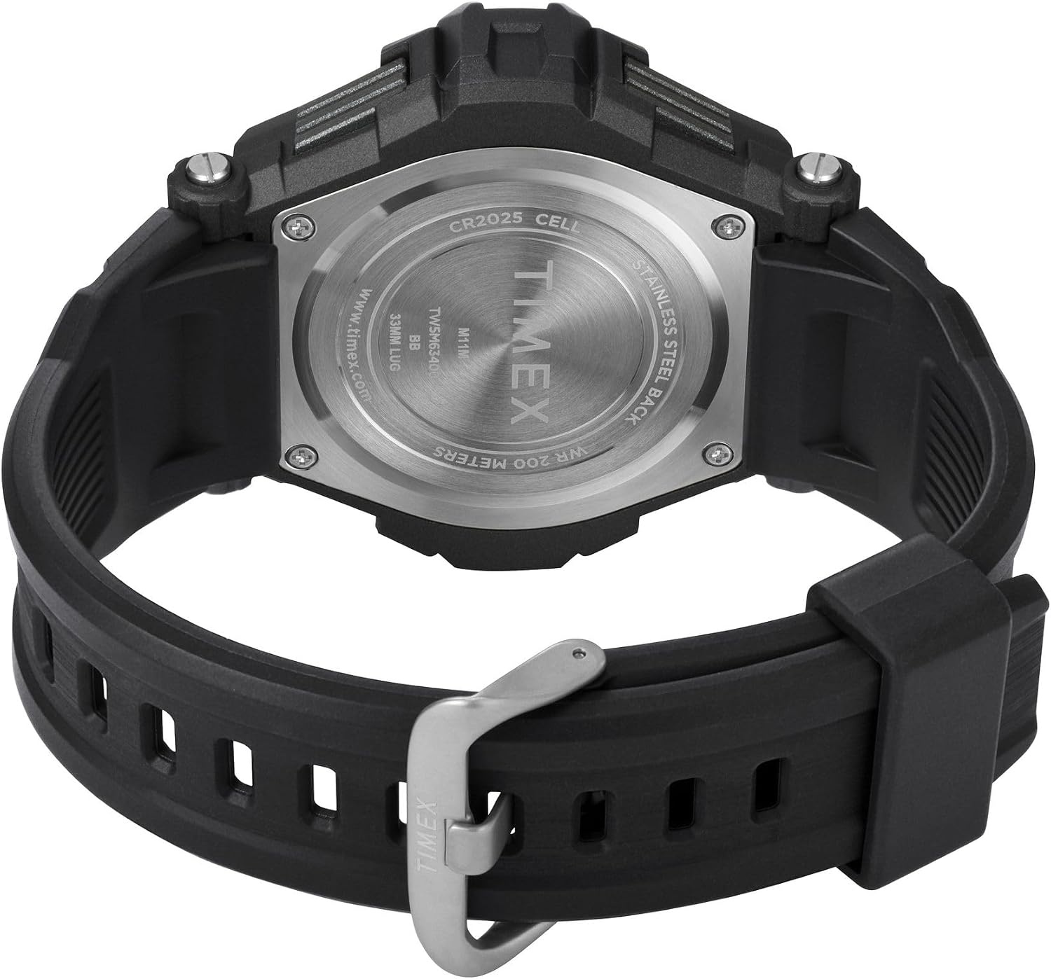 image:imageTimex Unisex Digital 52mm WatchBlackBlackDigital