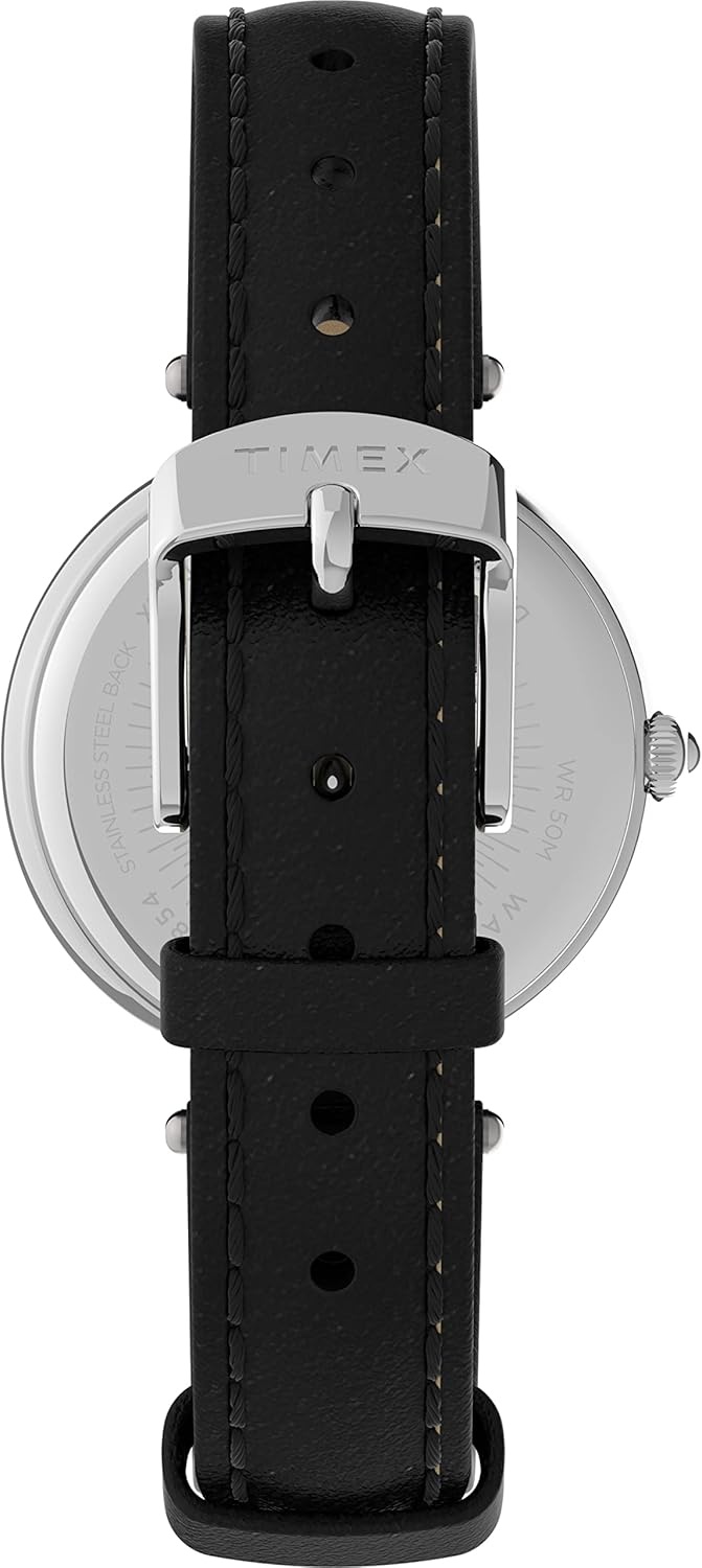 image:imageTimex Womens Adorn 32mm WatchBlackSilverToneSilverTone