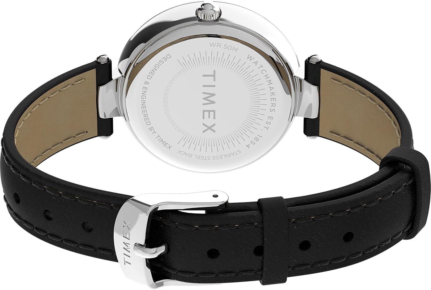 image:imageTimex Womens Adorn 32mm WatchBlackSilverToneSilverTone