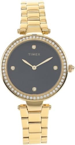 image:imageTimex Womens Adorn 32mm WatchGoldToneBlackGoldTone