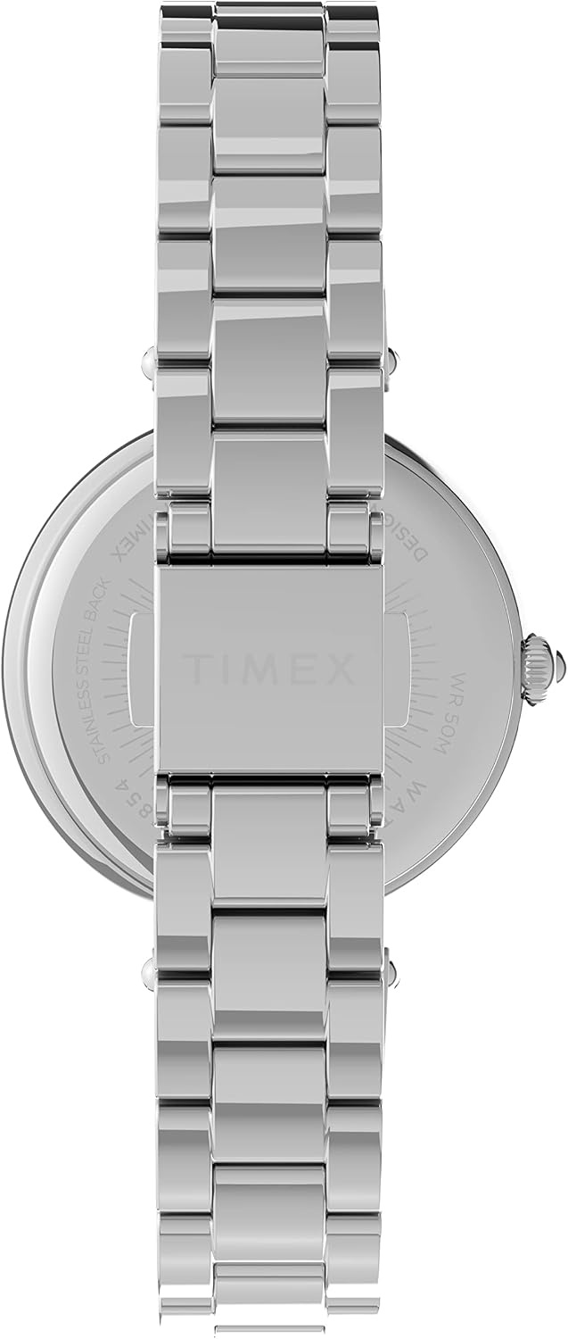 image:imageTimex Womens Adorn 32mm WatchSilverToneSilverToneSilverTone