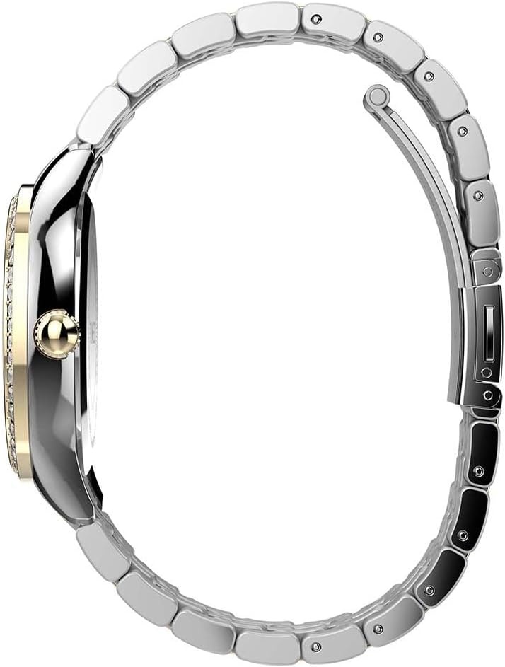 image:imageTimex Womens Ariana 36mm WatchTwoToneSilverToneTwoToneChrono