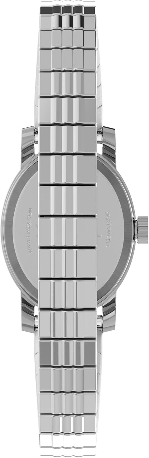 image:imageTimex Womens Cavatina Watch TPearl Dial GoldTone CaseSilverToneSilverToneMother of Pearl