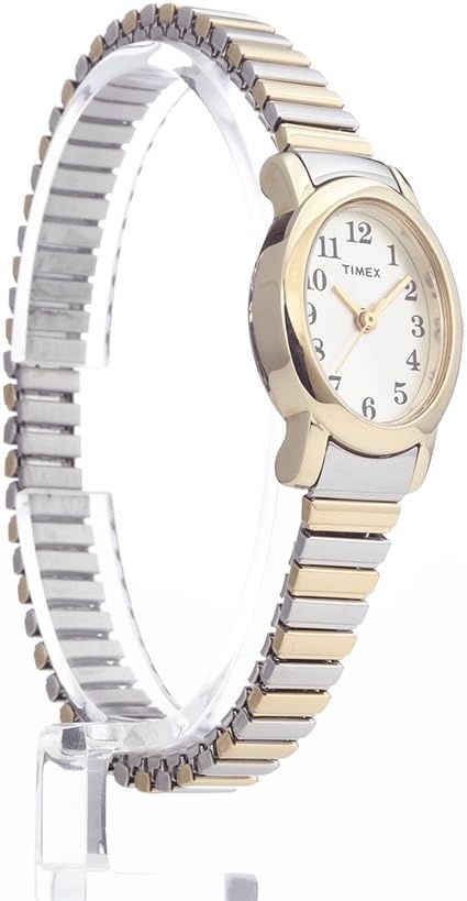 image:imageTimex Womens Cavatina Watch TPearl Dial GoldTone CaseTwoToneSilverTone