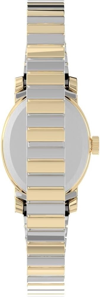 image:imageTimex Womens Cavatina Watch TPearl Dial GoldTone CaseTwoToneSilverTone