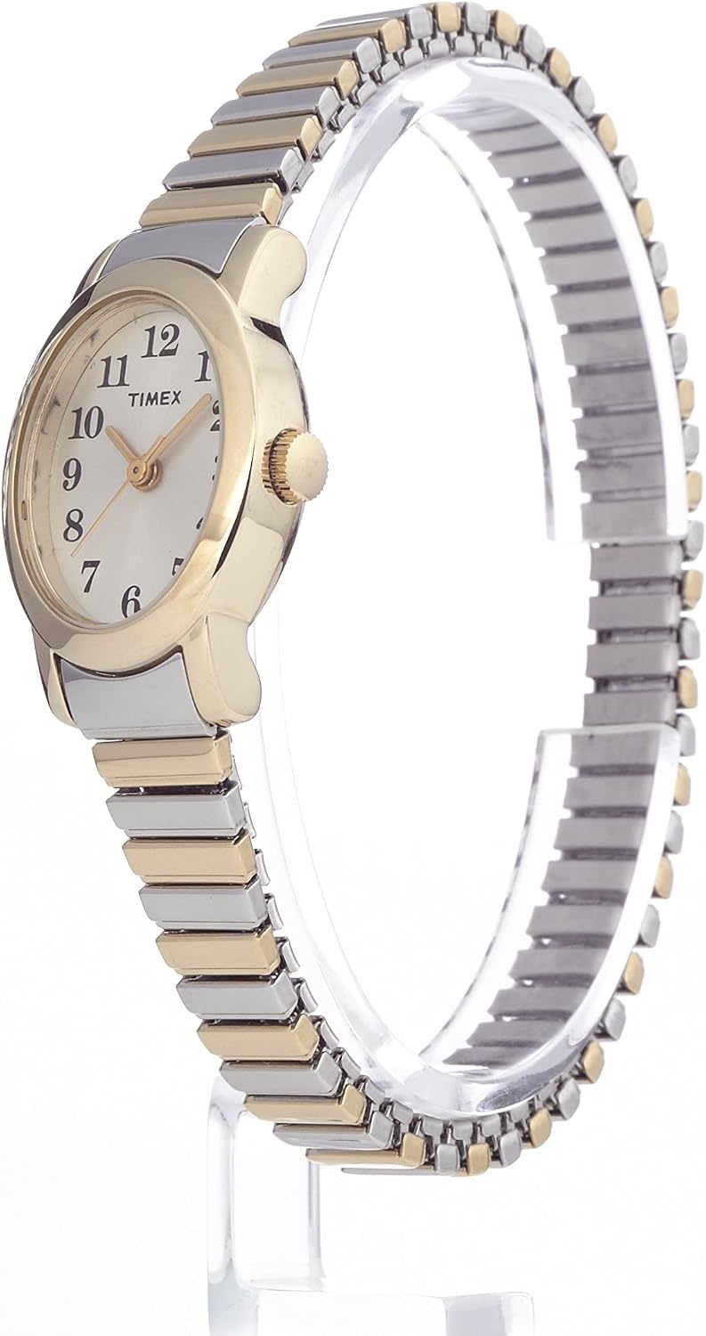 image:imageTimex Womens Cavatina Watch TPearl Dial GoldTone CaseTwoToneSilverTone
