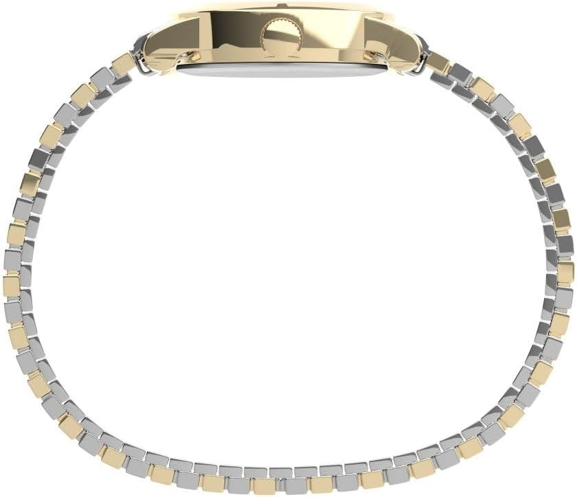 image:imageTimex Womens Cavatina Watch TPearl Dial GoldTone CaseTwoToneSilverTone