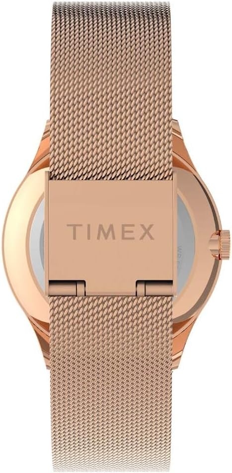 image:imageTimex Womens Celestial Opulence 32mm Watch with Rose GoldTone Stainless Steel Mesh Bracelet