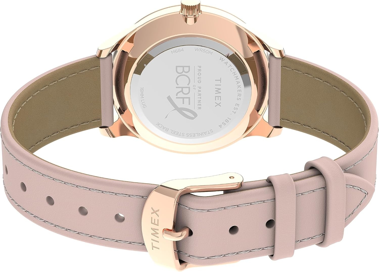 image:imageTimex Womens Dress 32mm Watch White Dial Rose GoldTone CasePinkWhiteRose GoldTone