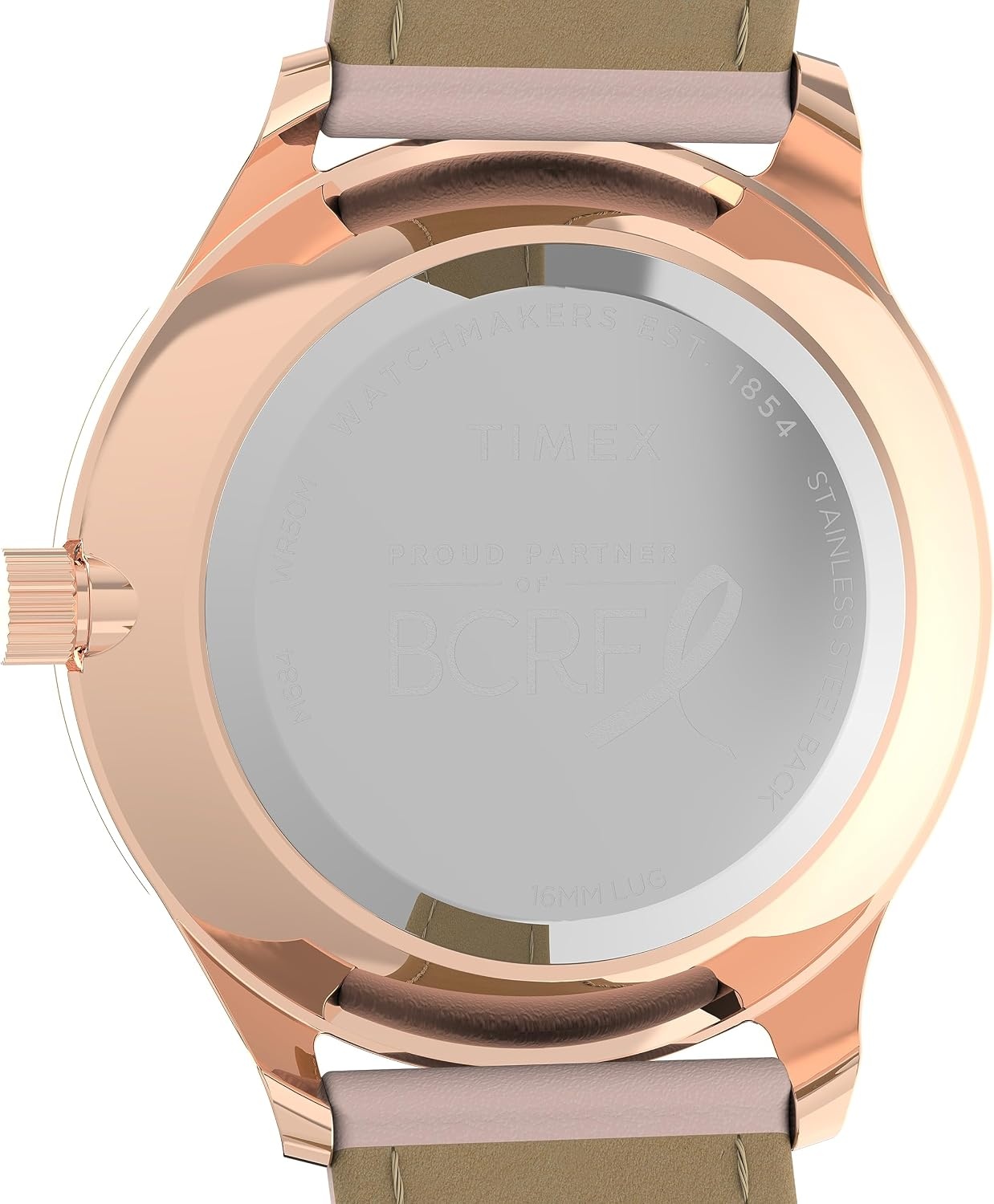 image:imageTimex Womens Dress 32mm Watch White Dial Rose GoldTone CasePinkWhiteRose GoldTone